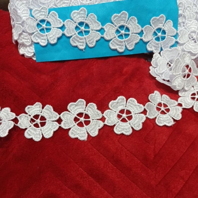 Renda Guipir Branco  ref Chl441