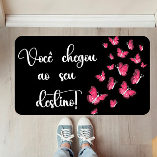 Tapete Entrada de Porta Individual Você Chegou ao seu Destino (tap 160) em Oferta na Shopee