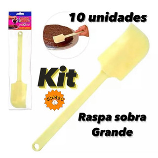 KIT 10 ESPÁTULA PÃO DURO RASPA SOBRAS 10 un em Oferta na Shopee
