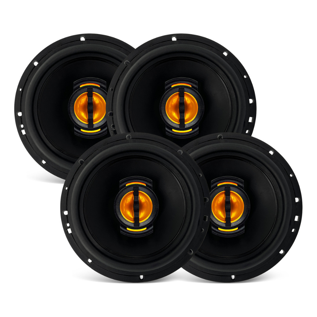 Kit com 4 Auto-falantes Super potente de 110W RMS cada par - Triaxial de 6" Polegadas Jb Flex - Spare Parts and Accessories for Vehicles