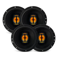 Kit com 4 Auto-falantes Super potente de 110W RMS cada par - Triaxial de 6" Polegadas Jb Flex