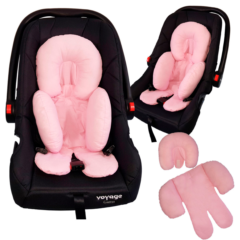 Colchonete Redutor Para Bebê Conforto Apoio de Corpo Corporal Acolchoado Macio Menina Rosa