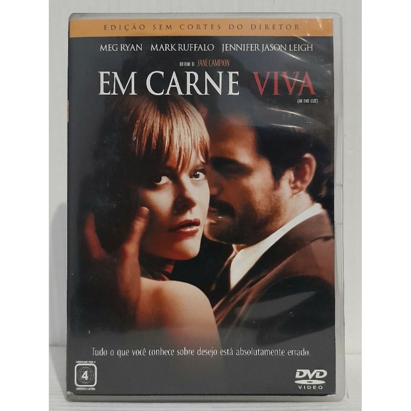 Dvd Em Carne Viva - Meg Ryan, Mark Ruffalo, Jennifer Jason Leigh - Ano: 2003 - Original Usado