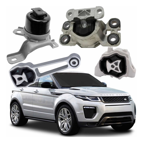 Kit Calço Coxim Do Motor E Cambio Land Rover Evoque