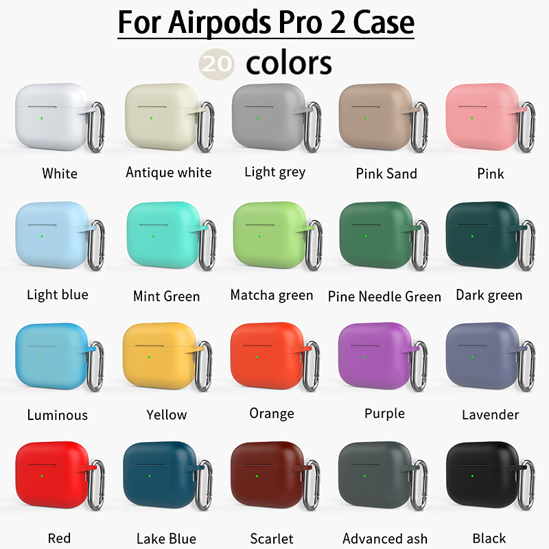 capa case protetora silicone macio para Airpods pro e airpods Pro 2 geração NÃO INCLUI FONE em Oferta na Shopee