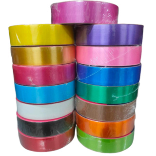 Rolo de Fita Plástica 30mmx100m Decorativa Lisa Laço Cestas Presente Decoração em Oferta na Shopee