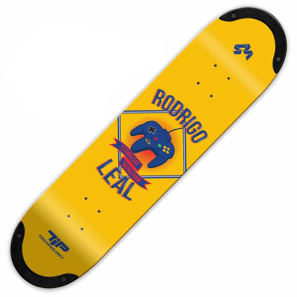 Shape Maple 4m Com Tip Technology 8.0 Rodrigo Leal Controle Especializada em Skateboard E Longboard