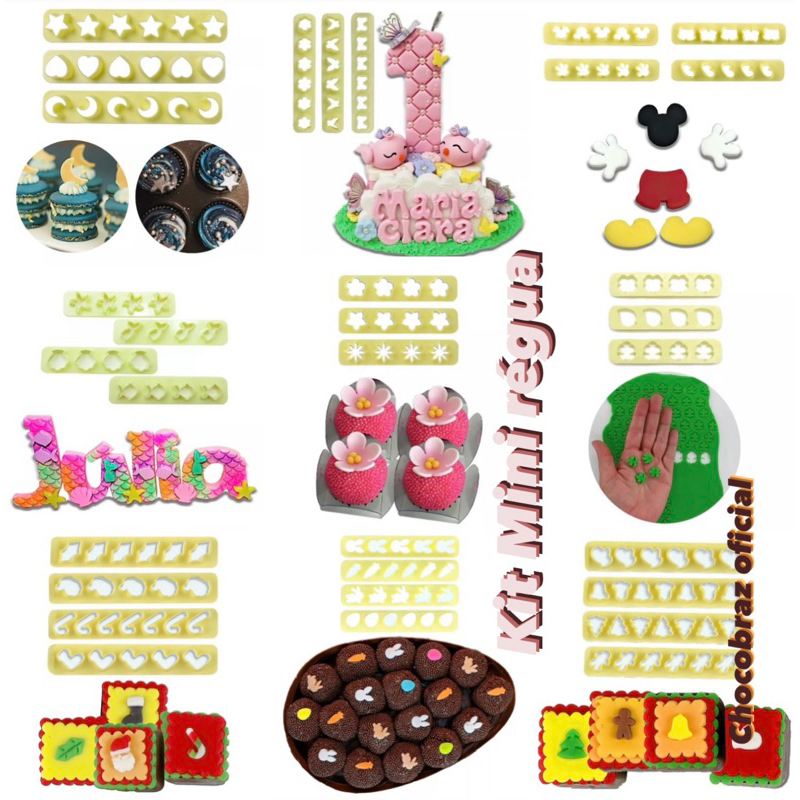 KIT MINI RÉGUAS CORTADOR BLUESTAR VÁRIOS MODELOS.// em Oferta na Shopee