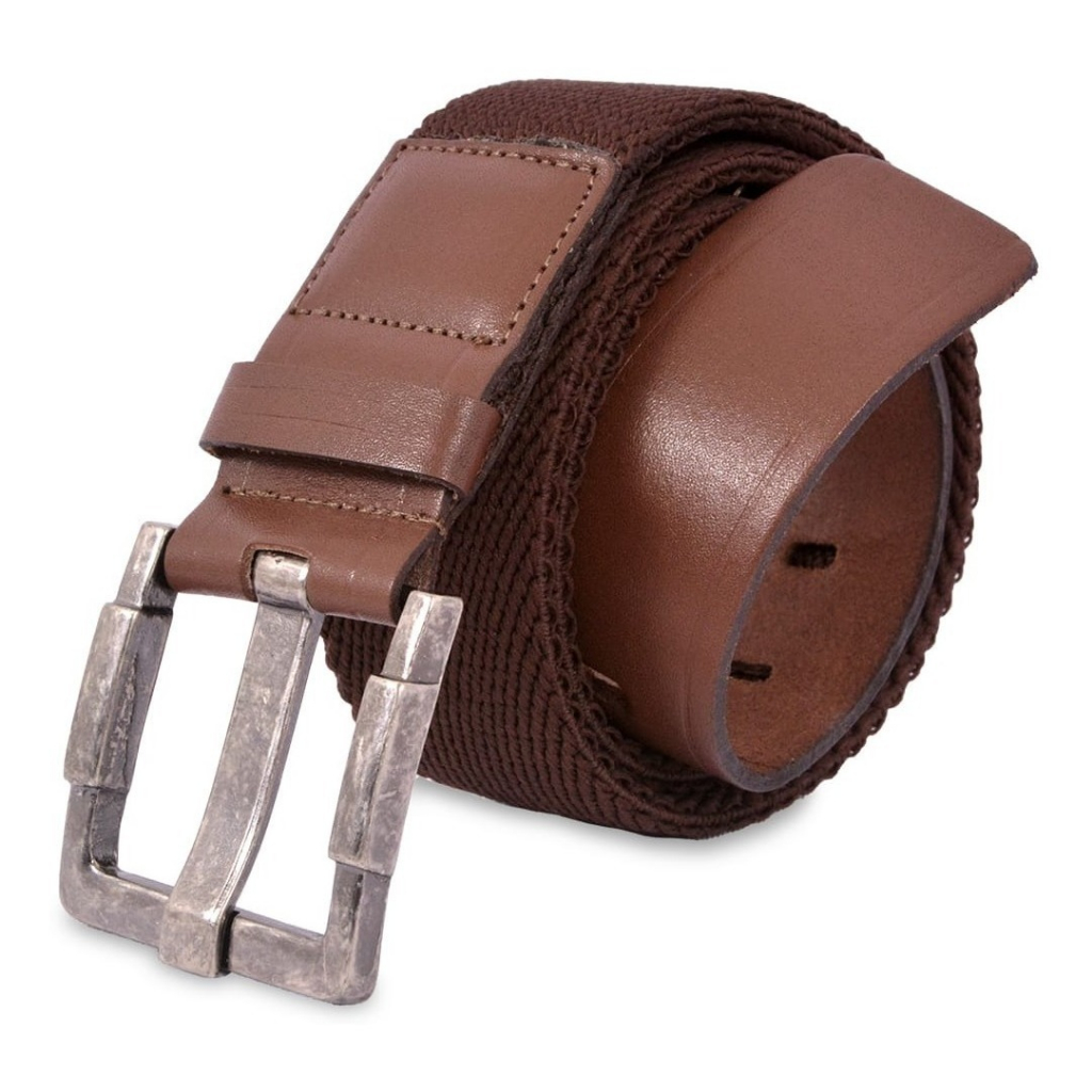 Cinto Masculino Elástico Com Fivela Rústica e Soleta Em Couro Legítimo em Oferta na Shopee