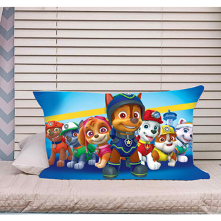 FRONHA CAPA DE TRAVESSEIRO MENINO PERSONALIZADA PATRULHA CANINA 70X50