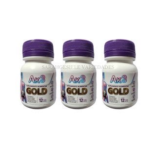 Gold Ak3, Alívio Das Dores Nas Juntas E Do Corpo, Original 3 Unidades. Envio imediato.