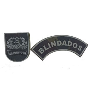 Tarjeta Patch Emborrachado Manicaca Breve Blindados Exercito