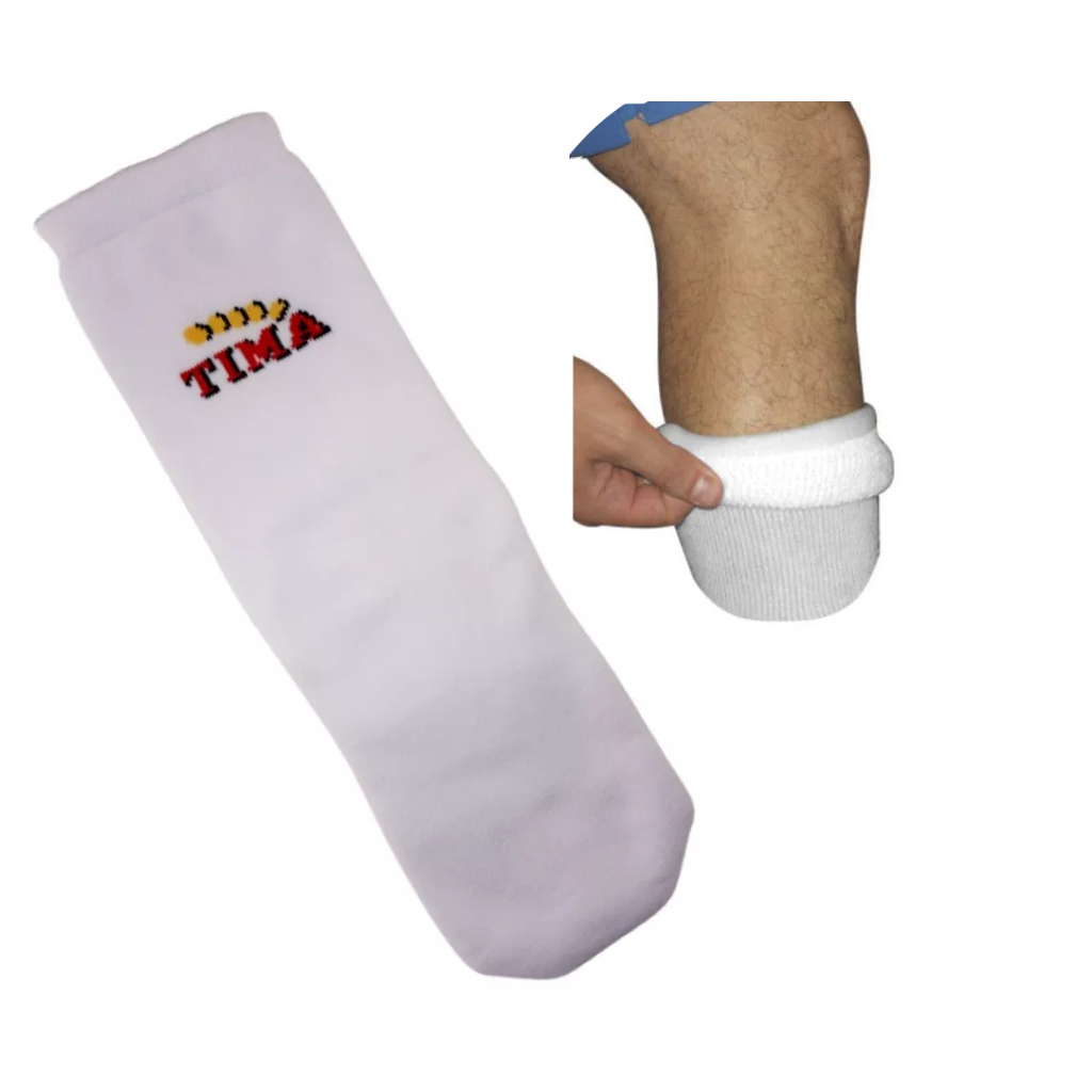 Meia Proteção De Coto sem silicone Para Protese Amputação Transtibial