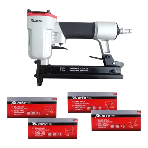Kit Para Compressor Com Grampeador Pneu MTX + Grampos em Oferta na Shopee