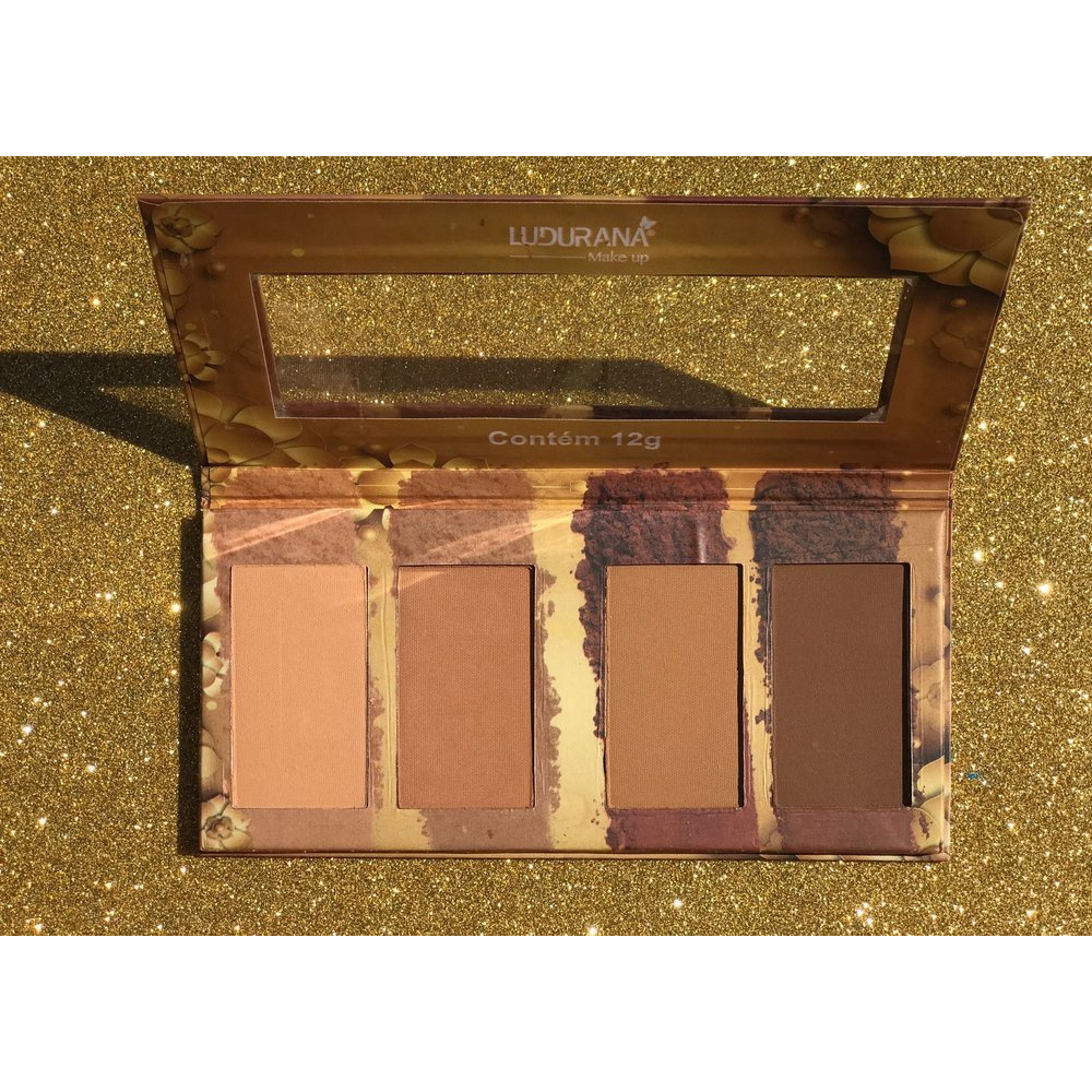 Quarteto de Contorno Ludurana em Oferta na Shopee