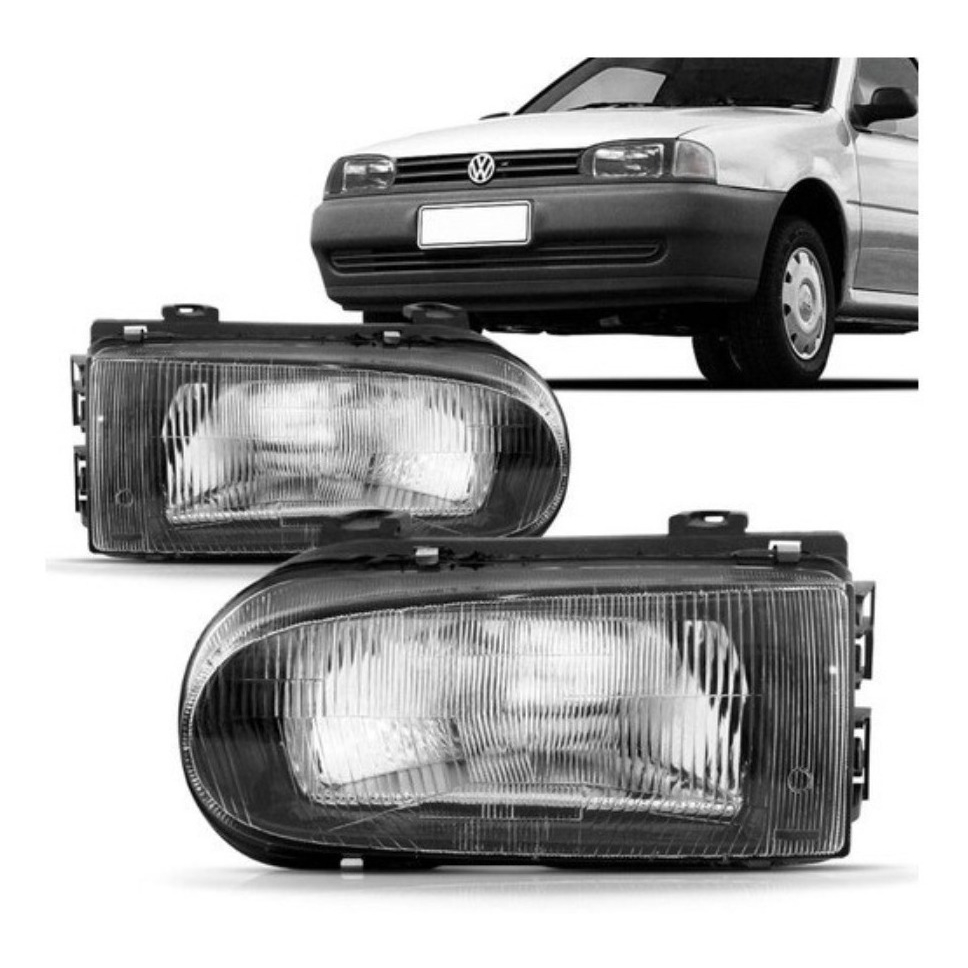 Farol Gol 1995/1999 - Mod.a/c Mascara Negra