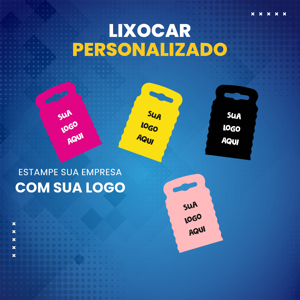 Lixeira Para Carro TNT Lixocar Personalizado em uma cor 100 unidades