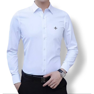 Camisa Social Masculina Manga longa Slim Fit Casual Mega Oferta