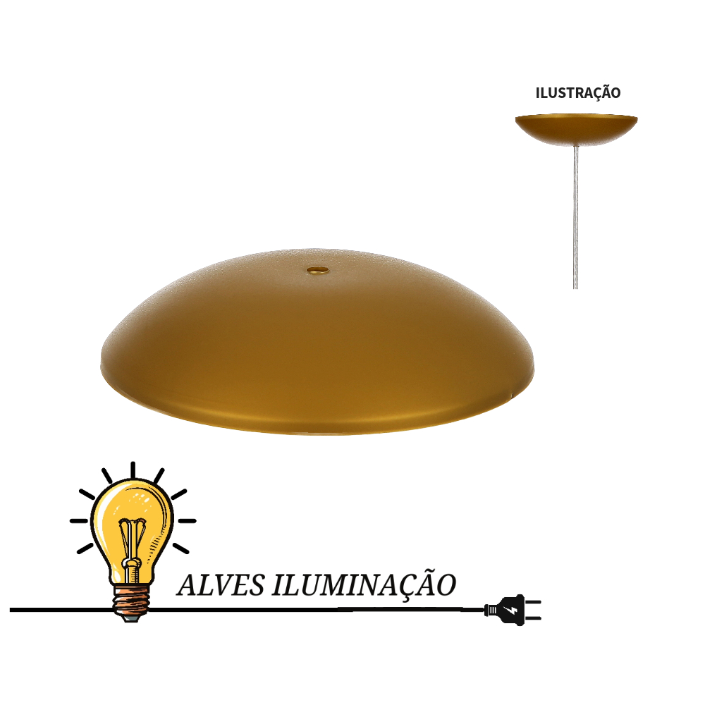 3 Canoplas Oval Termoplática para Lustre Pendente Luminária de teto várias cores