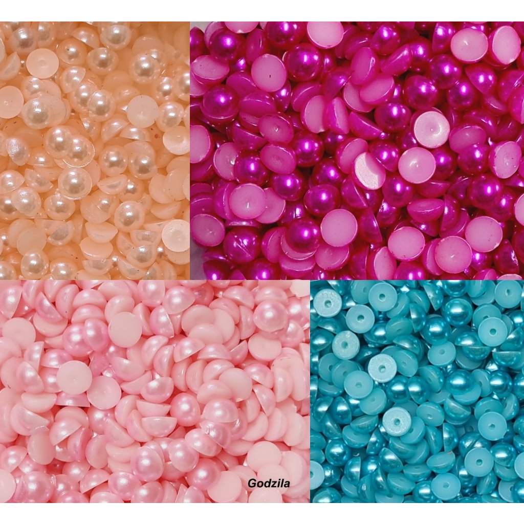 Meia pérola 6mm diâmetro 30grs em Oferta na Shopee