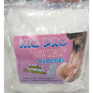 Absorvente De Seios Higpro 30 Unidades .