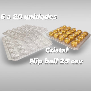 KIT Flip Ball 25 Cavidades Flip  Cristal em Oferta na Shopee