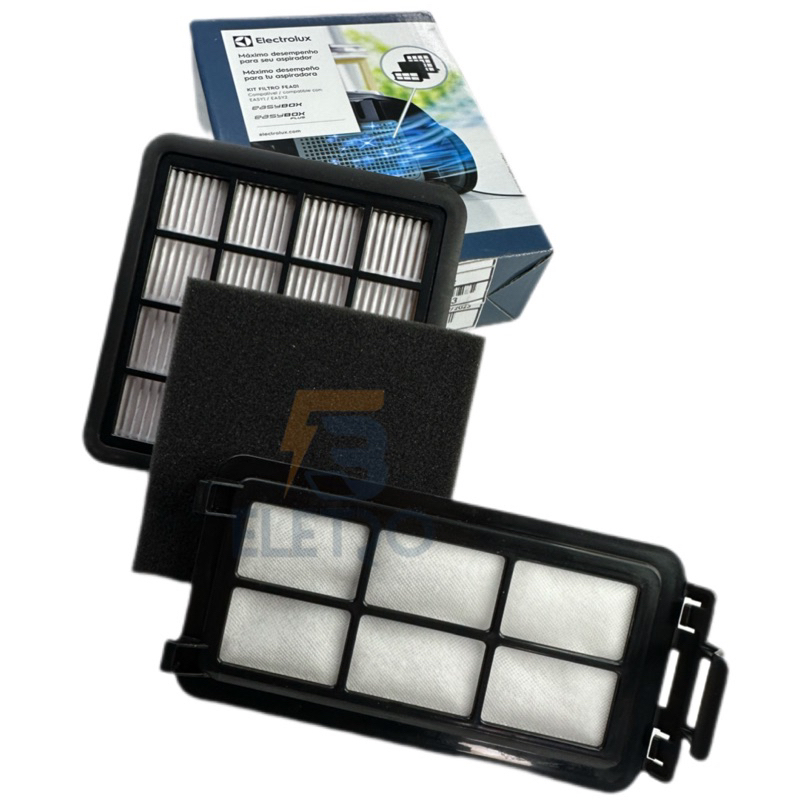 Kit Filtro Hepa Permanente Aspirador de Pó Electrolux Easybox Easy1 e Easy2