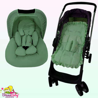 Capa de Carrinho e Bebê Conforto: Capota Solar, Protetores Cinto e Apoio Redutor - 6 Peças