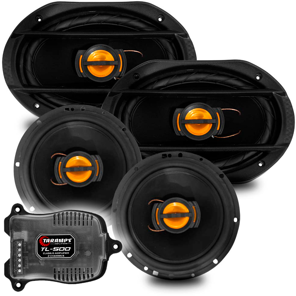 Kit 4 Alto Falante Jb Flex 6x9 + 6 Pol + Modulo Tl500 Taramps em Oferta na Shopee