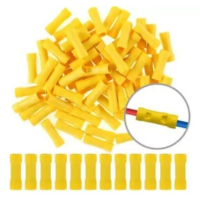 10/50 x Terminal luva de emenda isolado conector 6mm ELÉTRICO EMENDA RÁPIDA DE CABOS E FIO 2.5 A 6mm