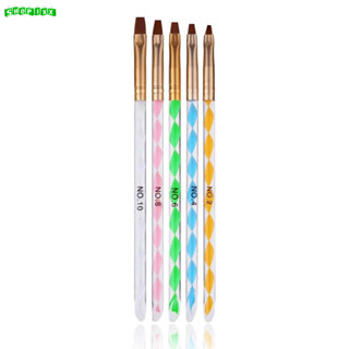 Kit 5 Pincéis Espiral para Decoração de Unhas 5 Tamanhos 2,4,6,8 e 10