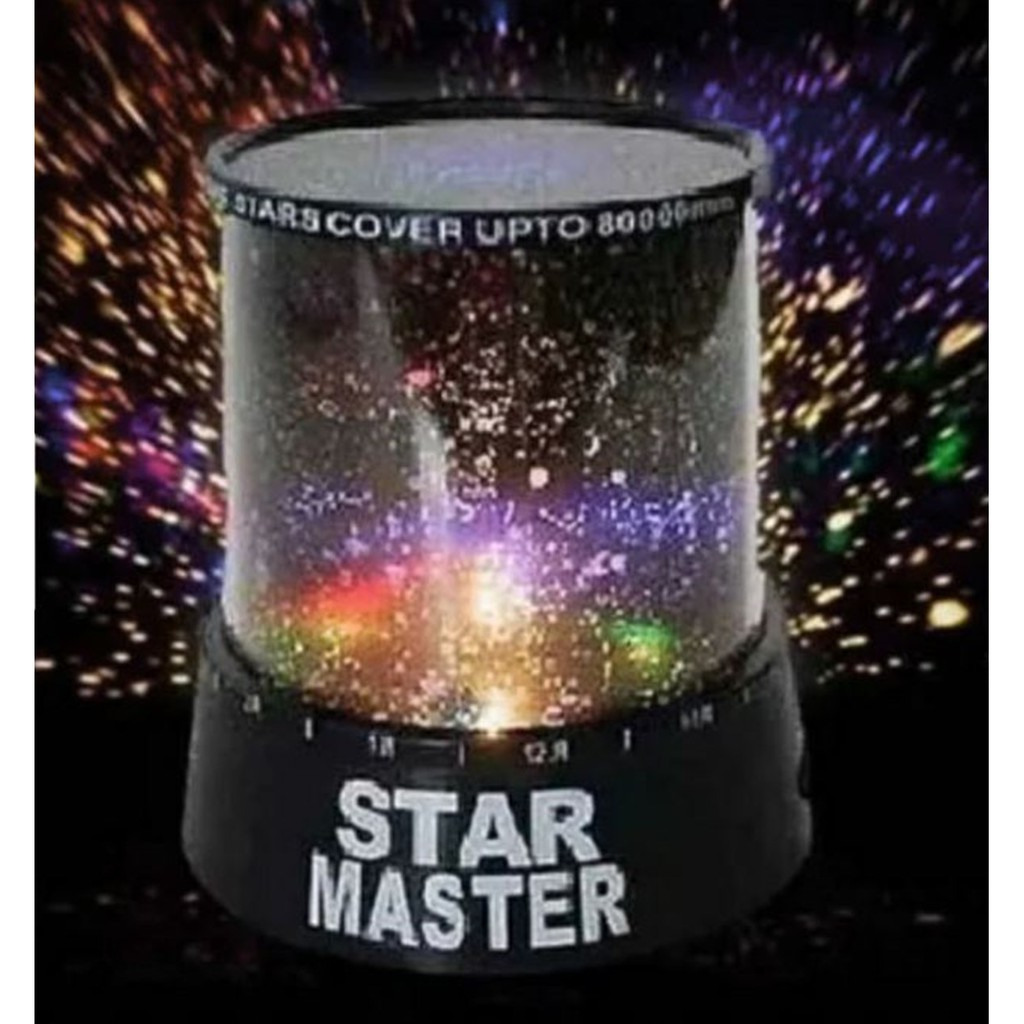 Luminária Abajur Projetor Estrelas Galaxy Star Master Quarto Sala Criança com usb