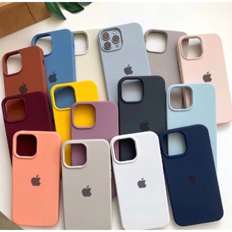 Capa Silicone Case Aveludada Macia Premium para iPhone 14 14pro 14plus 14promax em Oferta na Shopee