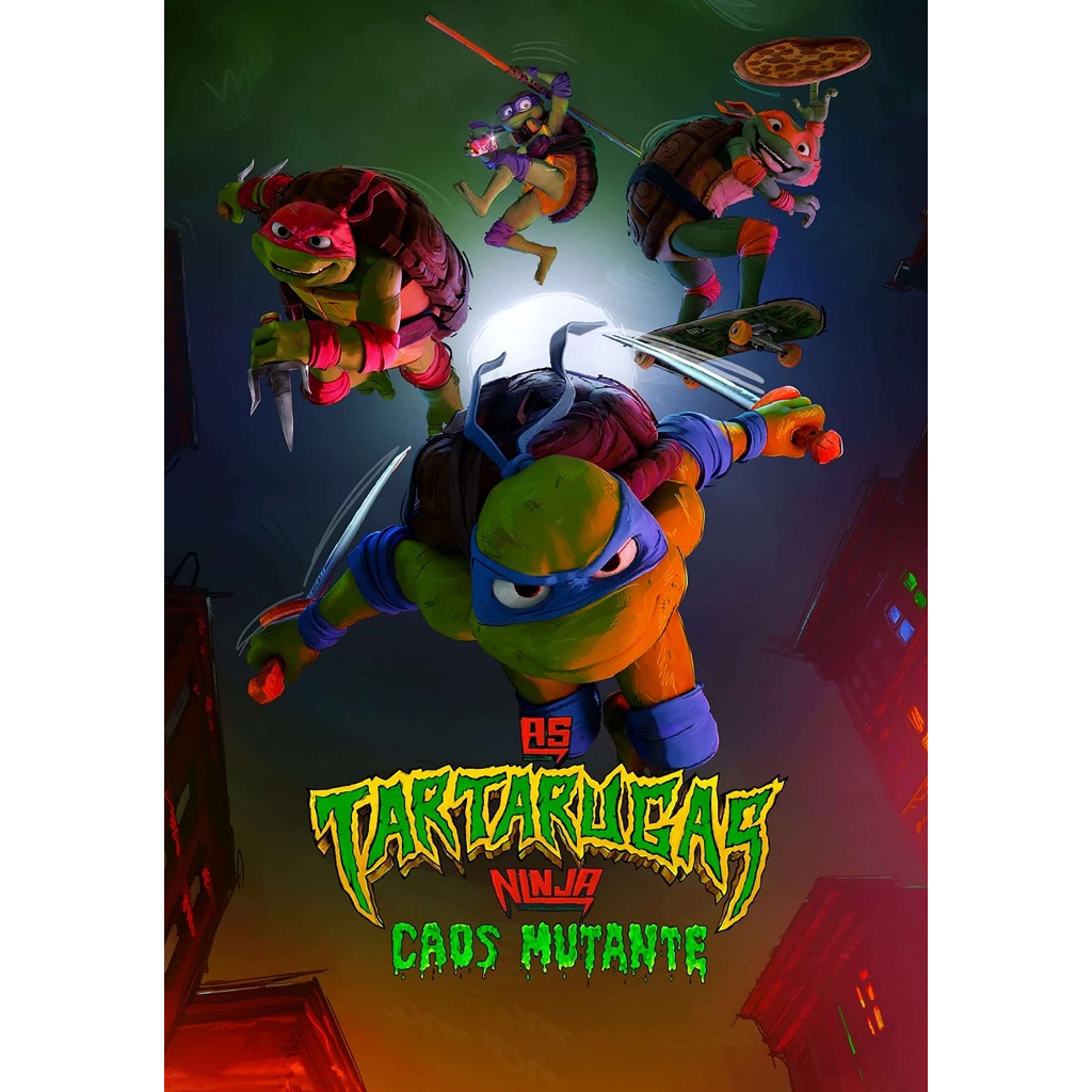 Dvd As Tartarugas Ninja Caos Mutante Dublado e Legendado