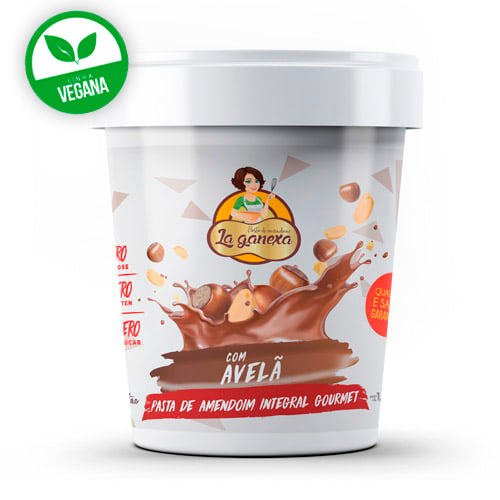 Pasta de amendoim LA GANEXA SABOR AVELÃ VEGANA