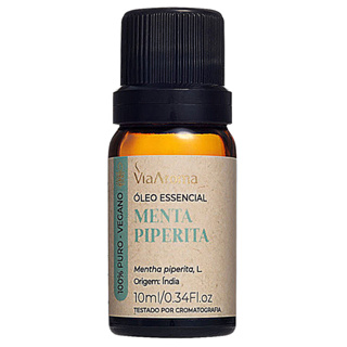 Óleo Essencial De Menta Piperita 100% Natural 10ml Via Aroma em Oferta na Shopee
