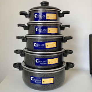 Jogo de panelas 5 peças Alumínio excelente qualidade em Oferta na Shopee