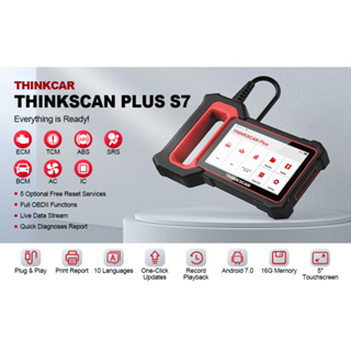 Scanner Profissional Thinkcar Plus S7 Obd2 Ajuste Af Abs em Oferta na Shopee