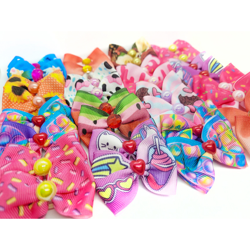 30 Laços Pet G lacinhos De Cetim Banho E Tosa Pet Shop Cães e Gatos em Oferta na Shopee