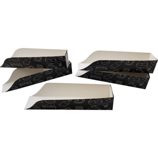 1000 PÇS EMBALAGEM CHURROS GOURMET - LINHA BLACK em Oferta na Shopee