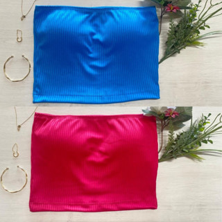 Combo 2 Tomara que Caia Top Faixa Cropped Canelado Premium Blogueira