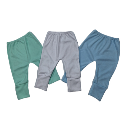 Calça bebê pé reversível menino KIT COM 3 CALÇAS