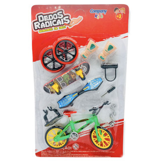 1 Conjunto De Dedo Dedo Scooter Mini Bicicleta Skate Duas Rodas Bicicleta Vi @ @ Ti @ @ Lidade Board Crianças Brinquedo Educativo