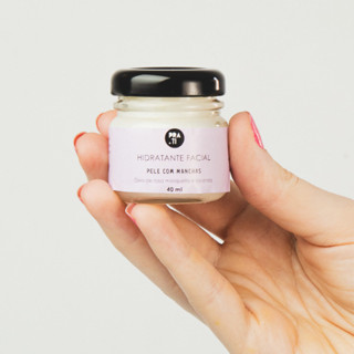 Creme Hidratante Facial Pele com Manchas - Clareador 100% Natural - Rosa Mosqueta