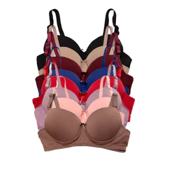 Sutiã Plus Size Reforçado Microfibra Alça Larga Com Bojo
