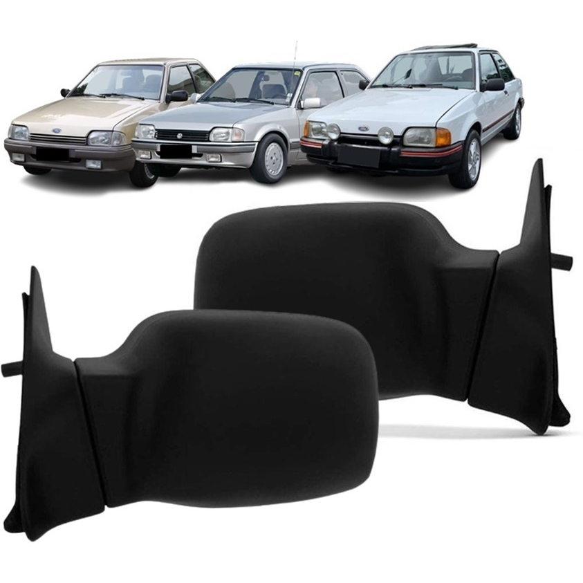 Retrovisor Espelho Escort Apollo Verona 1987 / 1994 Fixo Sem Controle Par