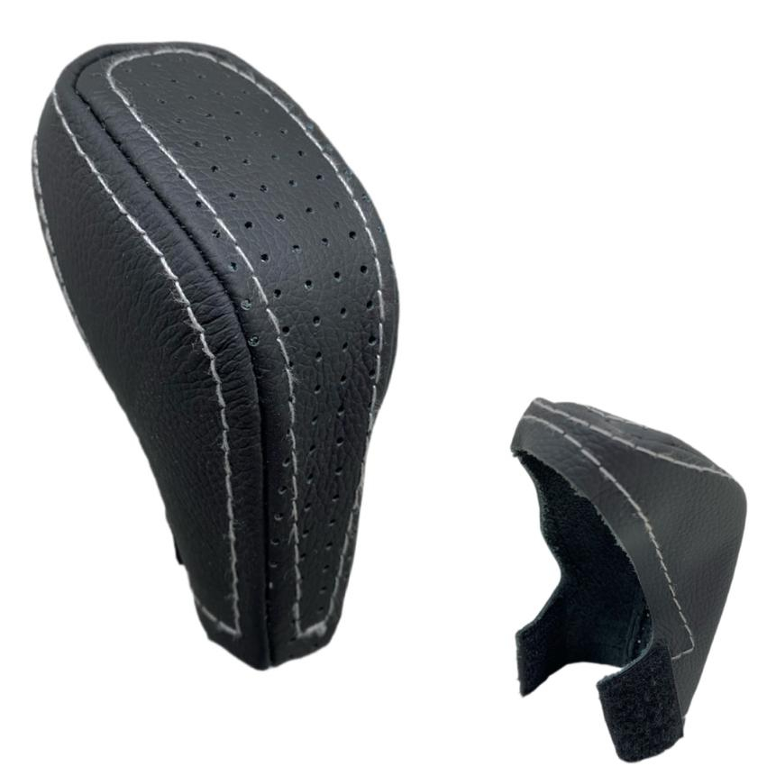 Capa em Couro Manopla Câmbio Automático Renault Fluence 2011 à 2018