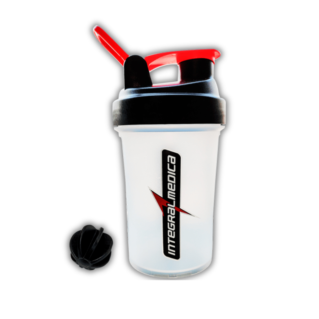 Garrafa Coqueteleira Shaker Whey Protein Integralmedica 450ml Misturador Ball