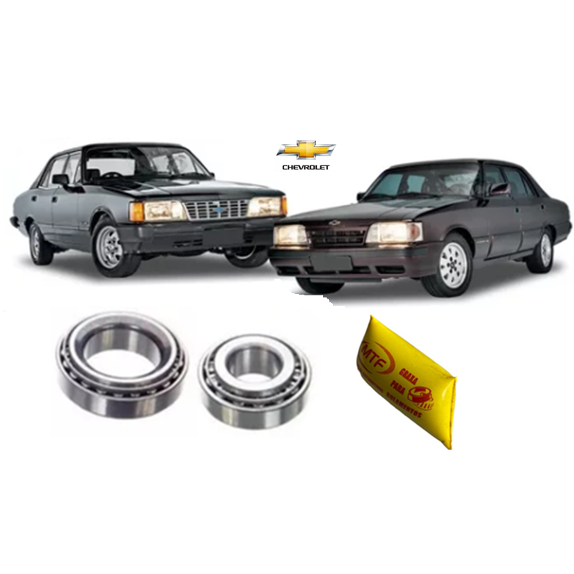 Kit Rolamentos Roda Dianteira Opala 4 ou 6cc 76 77 78 79 80 81 82 83 84 85 86 87 88 89 90 91 92 (MRS MTF-2278)