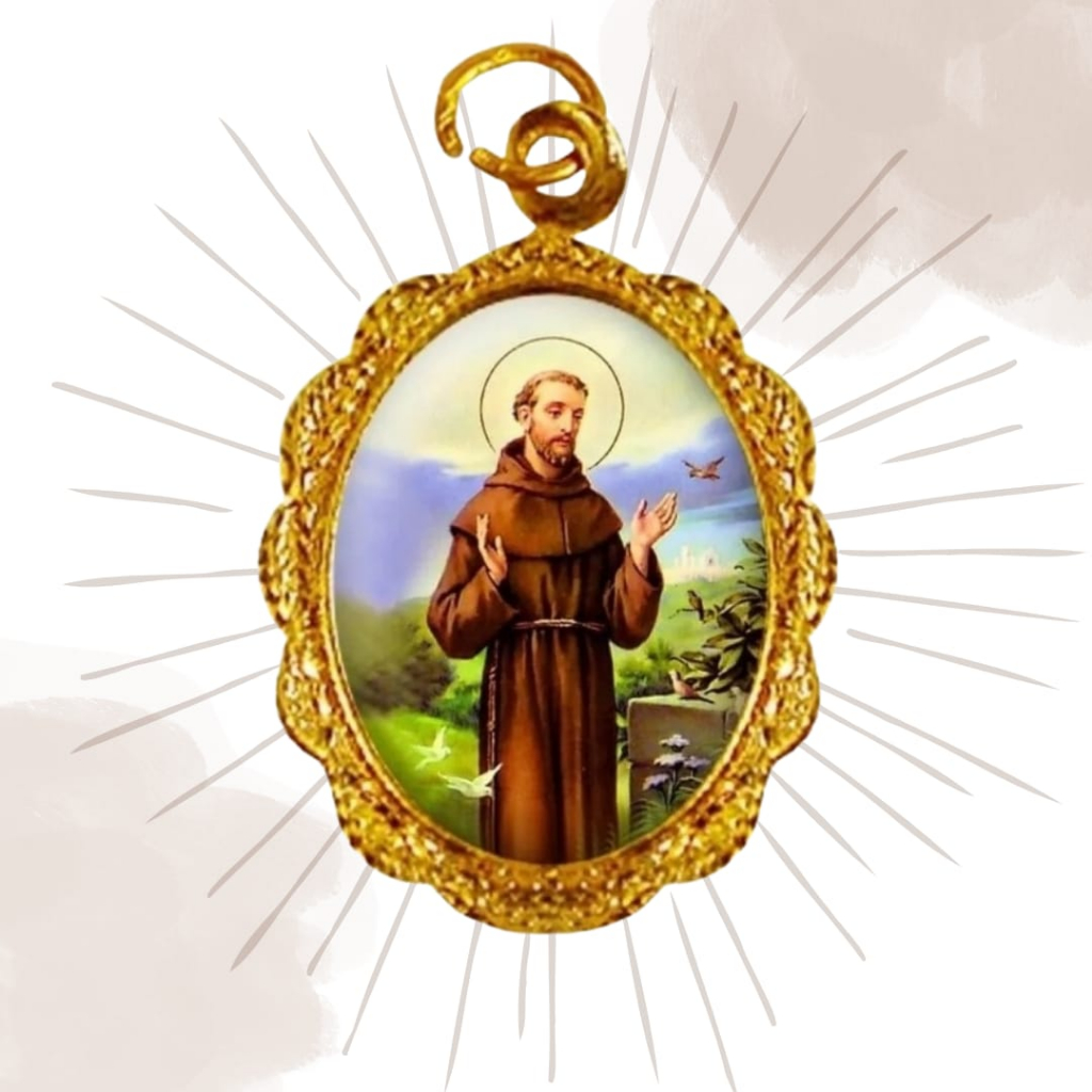 Medalha Pingente São Francisco De Assis Clássico Católico
